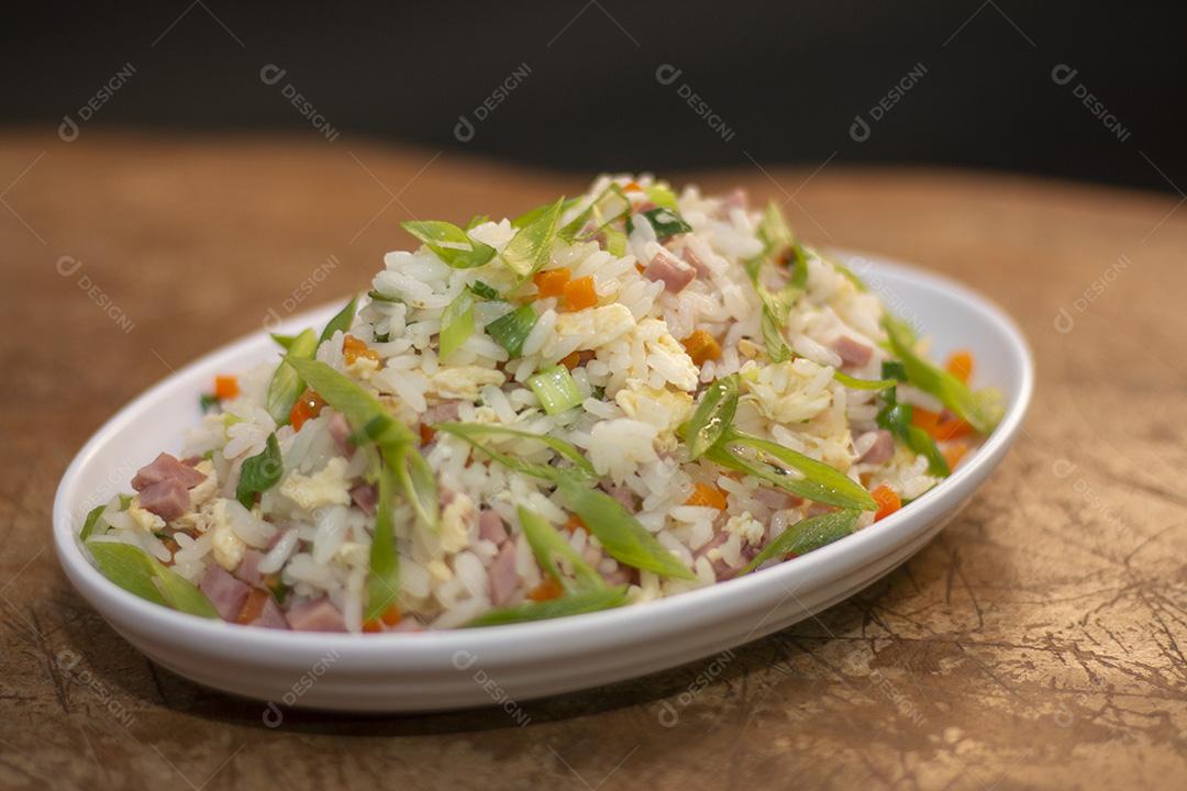 Comida típica brasileira. Risoto.