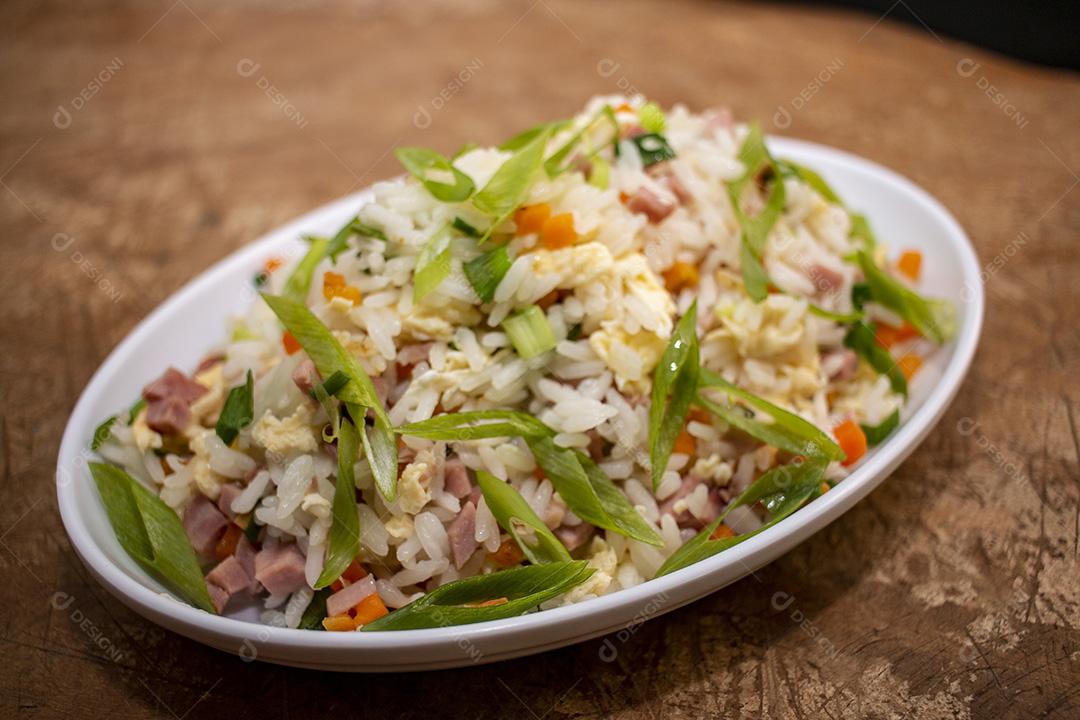 Comida típica brasileira. Risoto.
