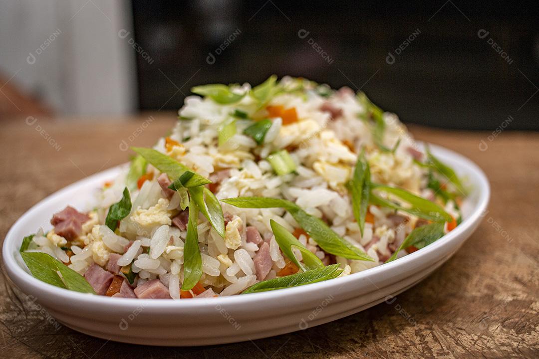 Comida típica brasileira. Risoto.