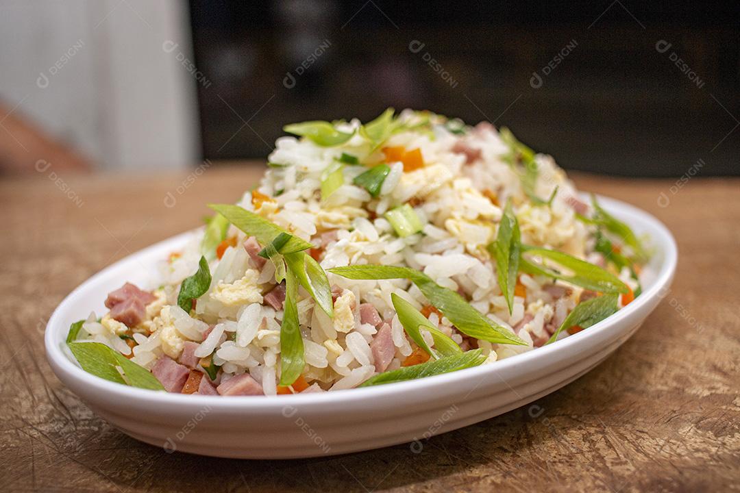 Comida típica brasileira. Risoto.