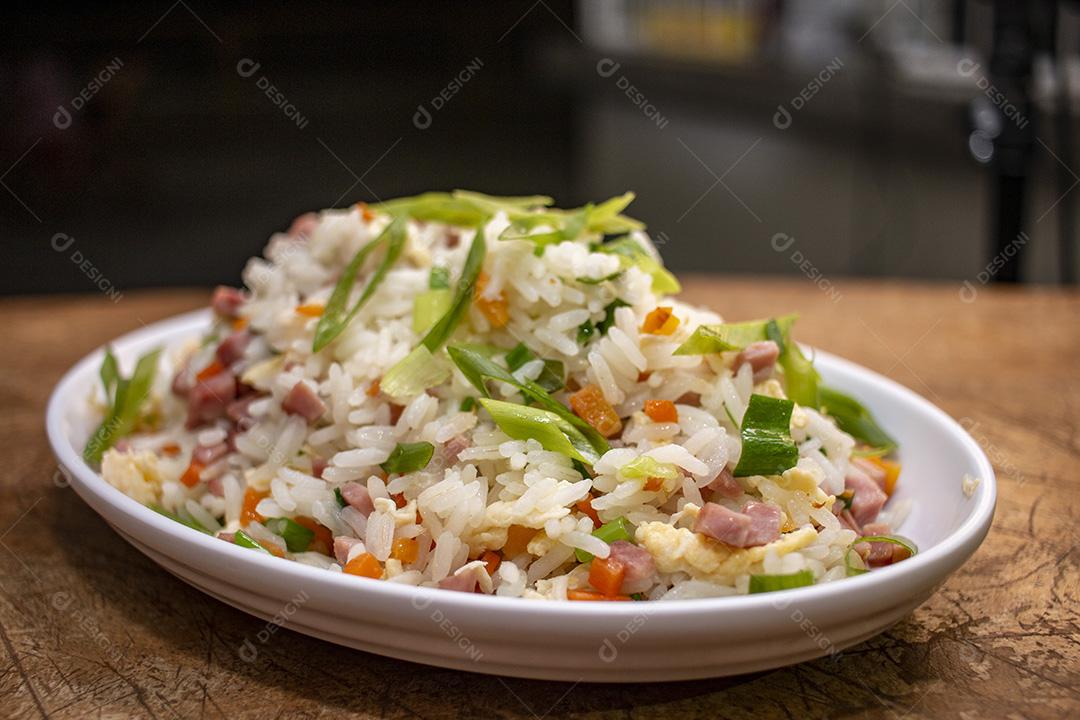 Comida típica brasileira. Risoto.
