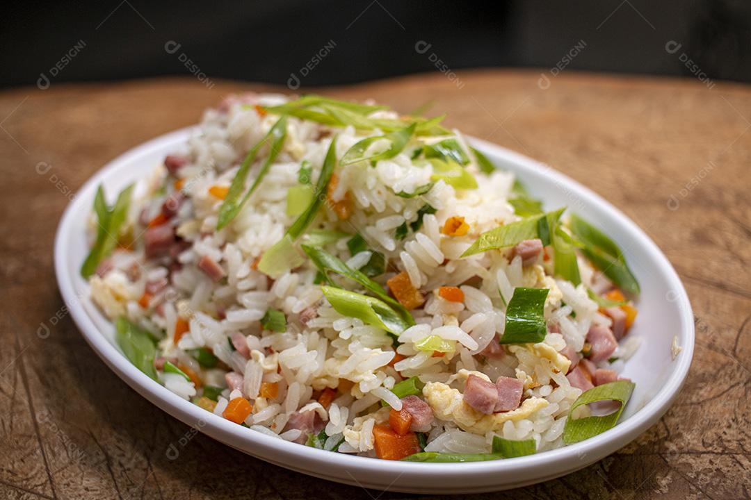 Comida típica brasileira. Risoto.