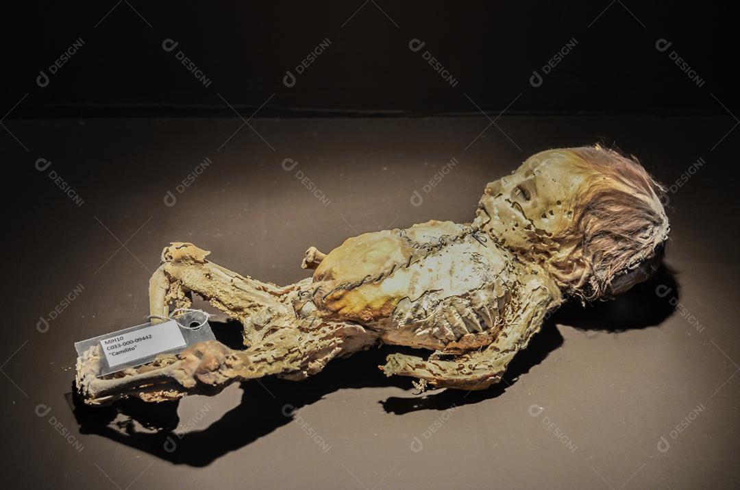 El Museo De Las Momias, múmias de Guanajuato, enterradas em 1833 devido a uma epidemia de cólera