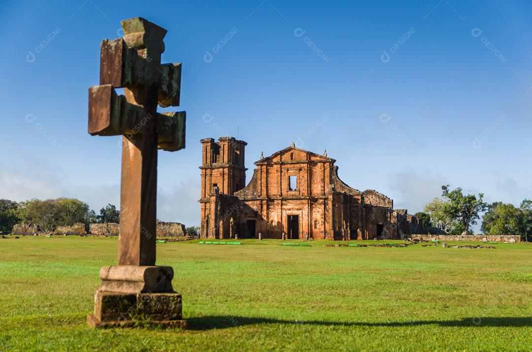 Parte do sítio da UNESCO - Missões Jesuítas dos Guaranis: Igreja, Ruínas de São Miguel das Missões