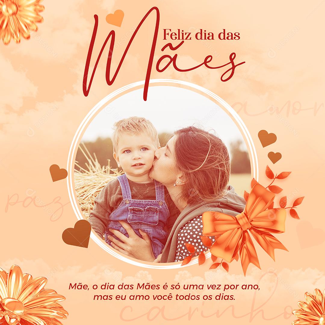 Social Media Happy Mother's Day May 8 Editable PSD