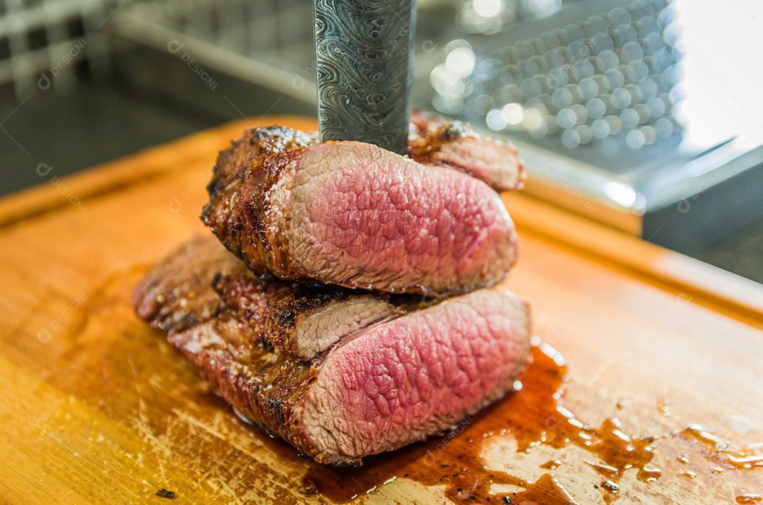 Linda foto de peito bovino (ponta do peito).