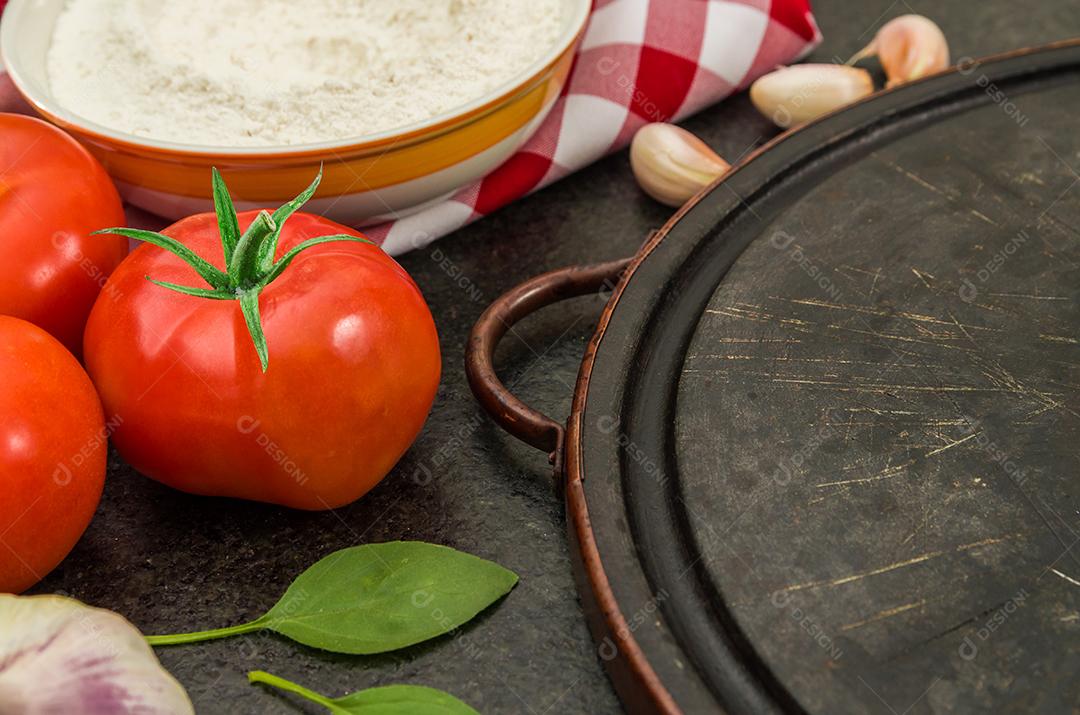 Great background for food theme like pizza with space for Great background for food theme like pizza with space for 