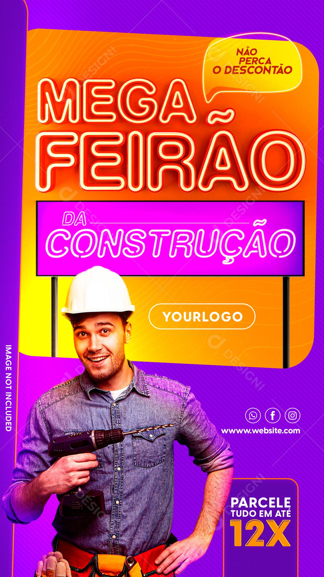 Mega Feirão Das Construções Social Media PSD Editável