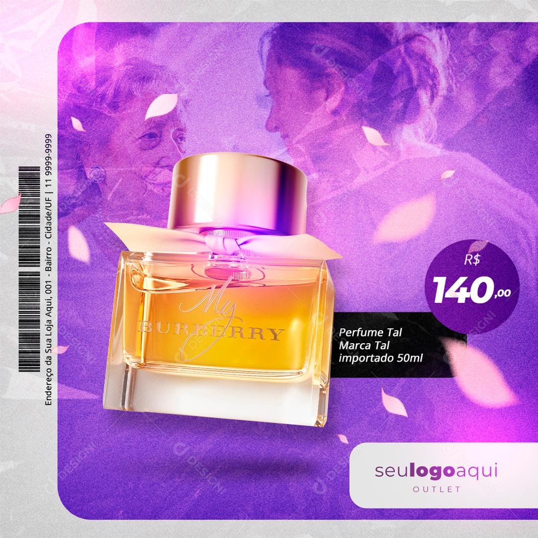 Promoção Perfumes Cosméticos Social Media PSD Editável
