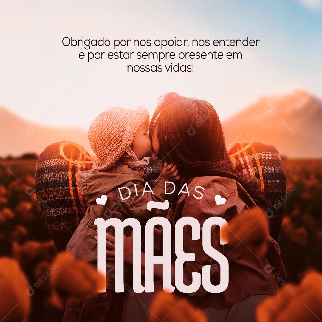 Feliz Dia Da Mães Data Comemorativa Social Media PSD Editável