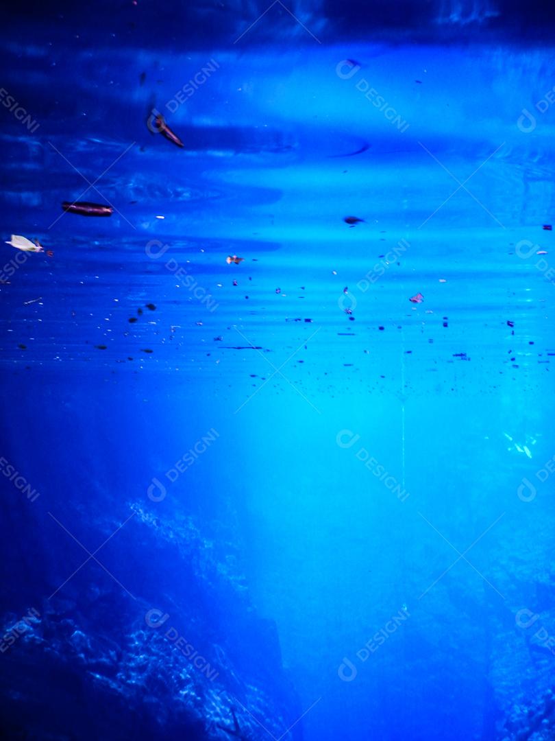 Lagoa misteriosa, bela lagoa de águas transparentes de azul turquesa, localizada na cidade de Bonito