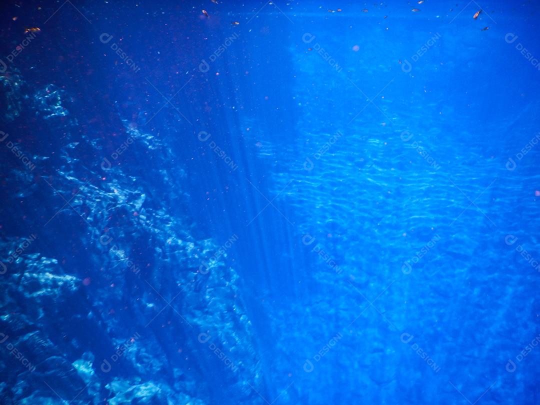 Lagoa misteriosa, bela lagoa de águas transparentes de azul turquesa, localizada na cidade de Bonito