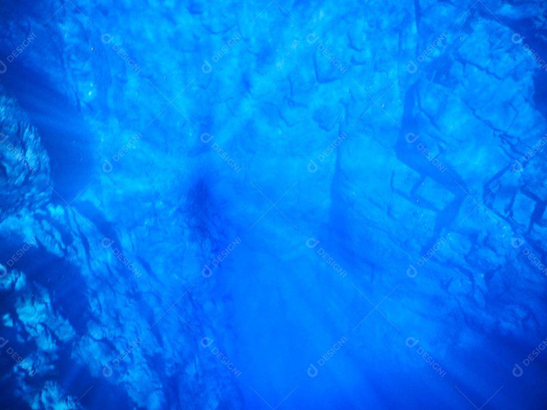 Lagoa misteriosa, bela lagoa de águas transparentes de azul turquesa, localizada na cidade de Bonito