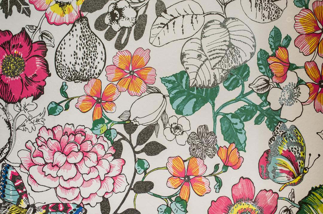 Papel de parede flores flor