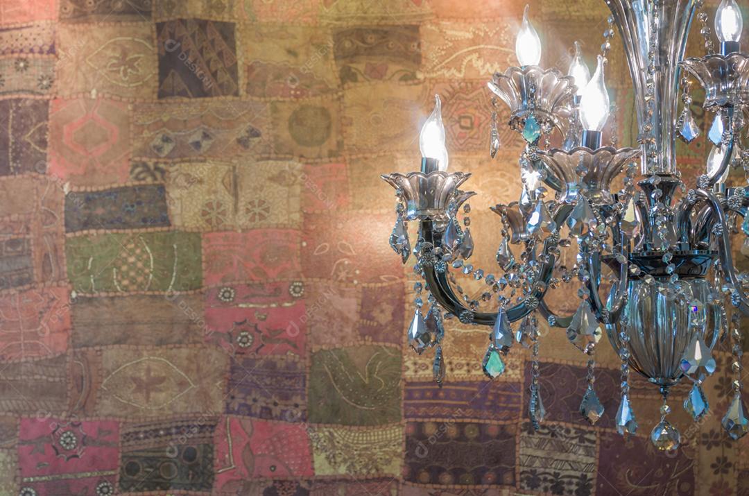 Lustres de cristal luzes iluminação lâmpadas