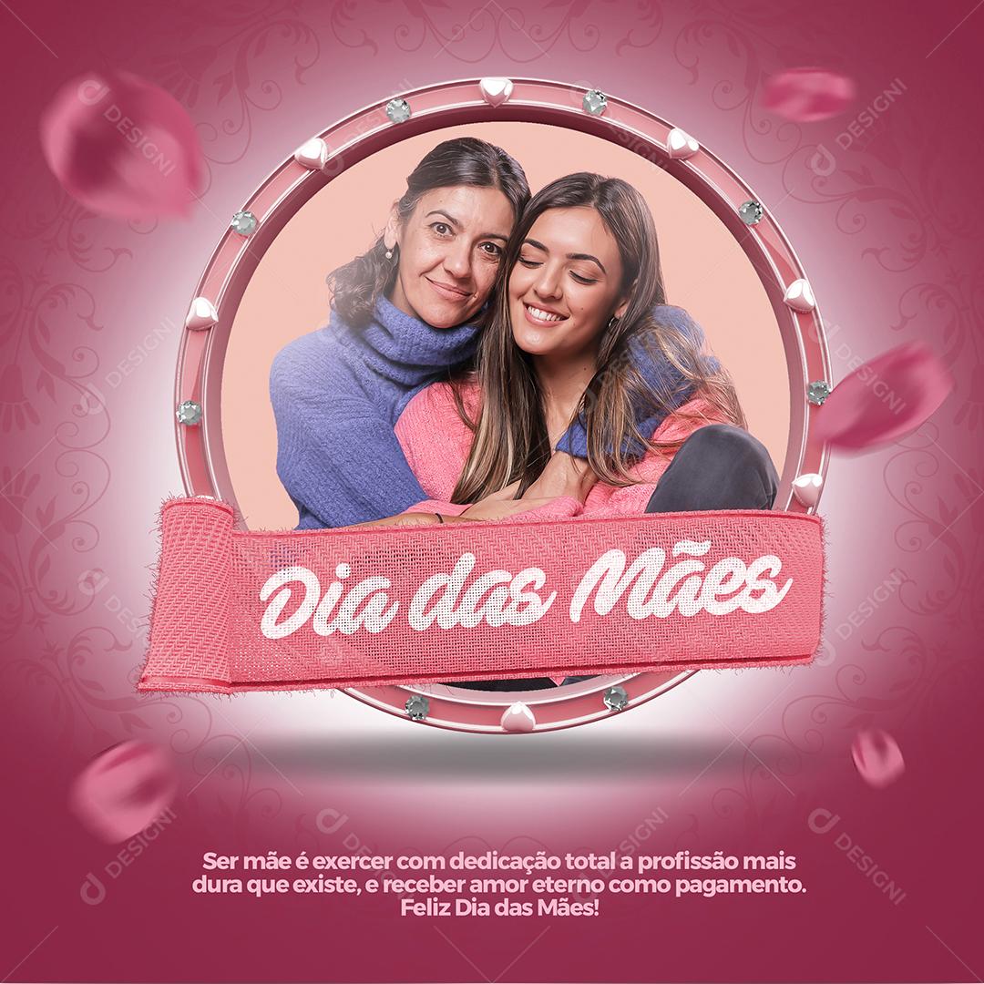 Social Media Dia Das Mães 8 De Maio PSD Editável