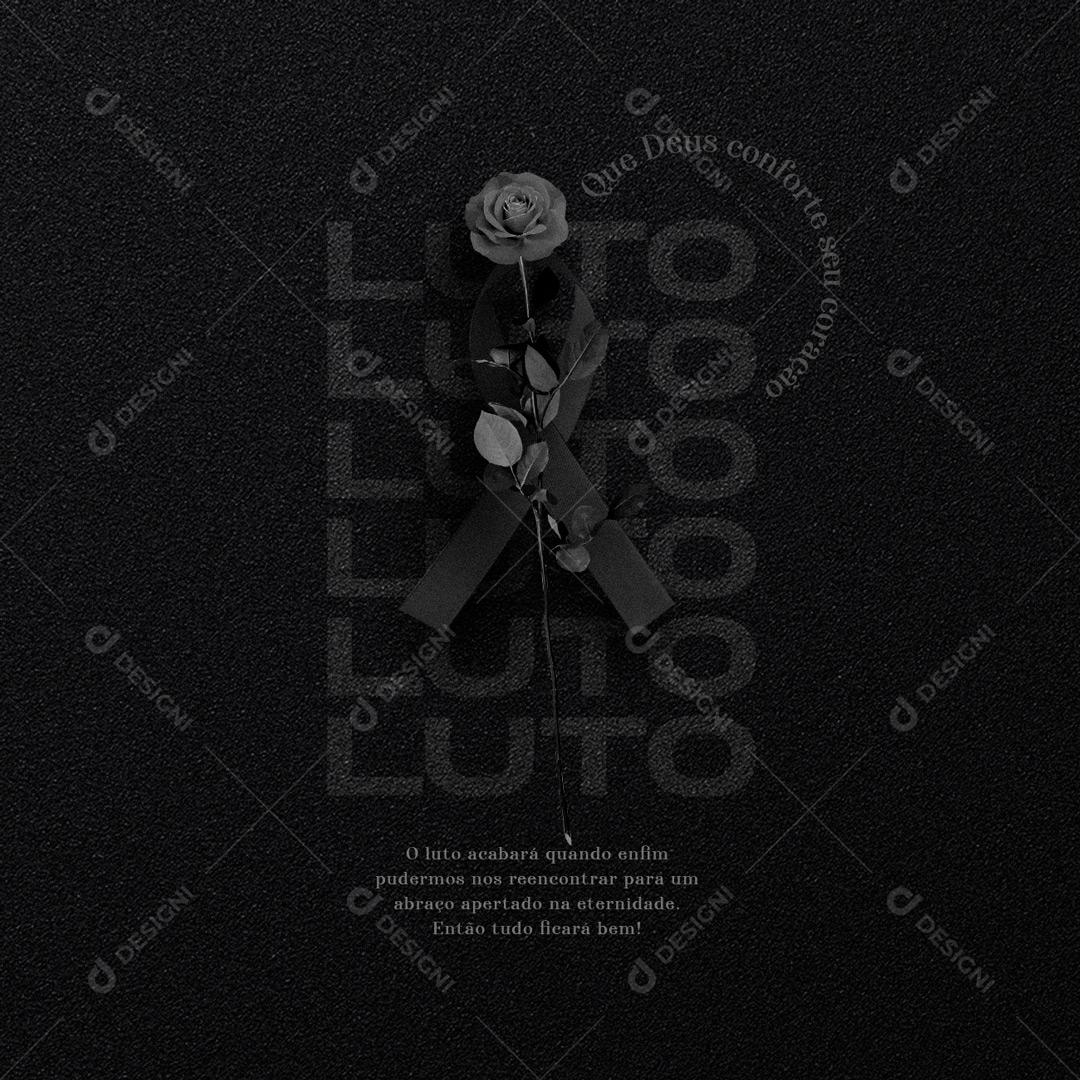 Social Media O Luto Acabará quando enfim Podermos nos Reecontrar PSD Editável