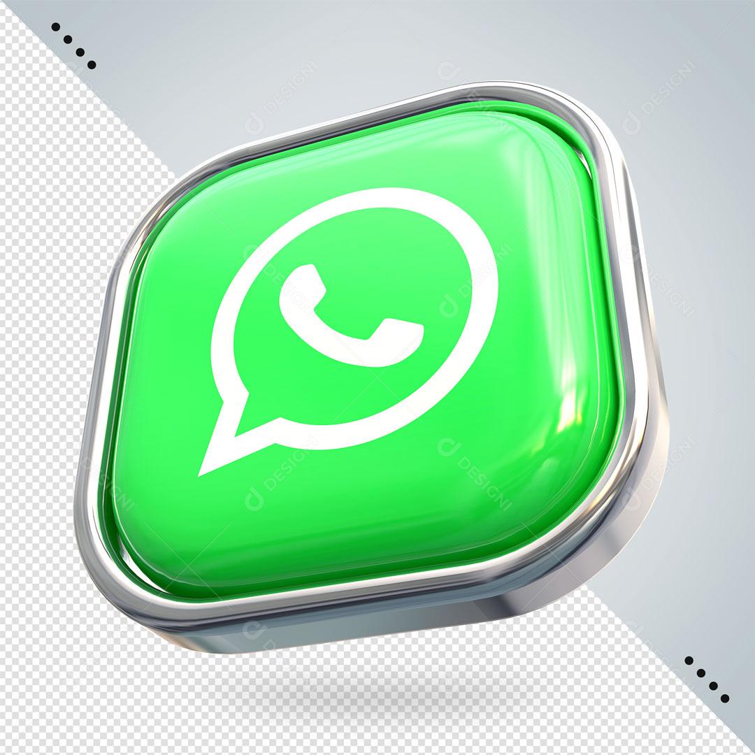 Ícones 3D Para Composição WhatsApp PSD Editável