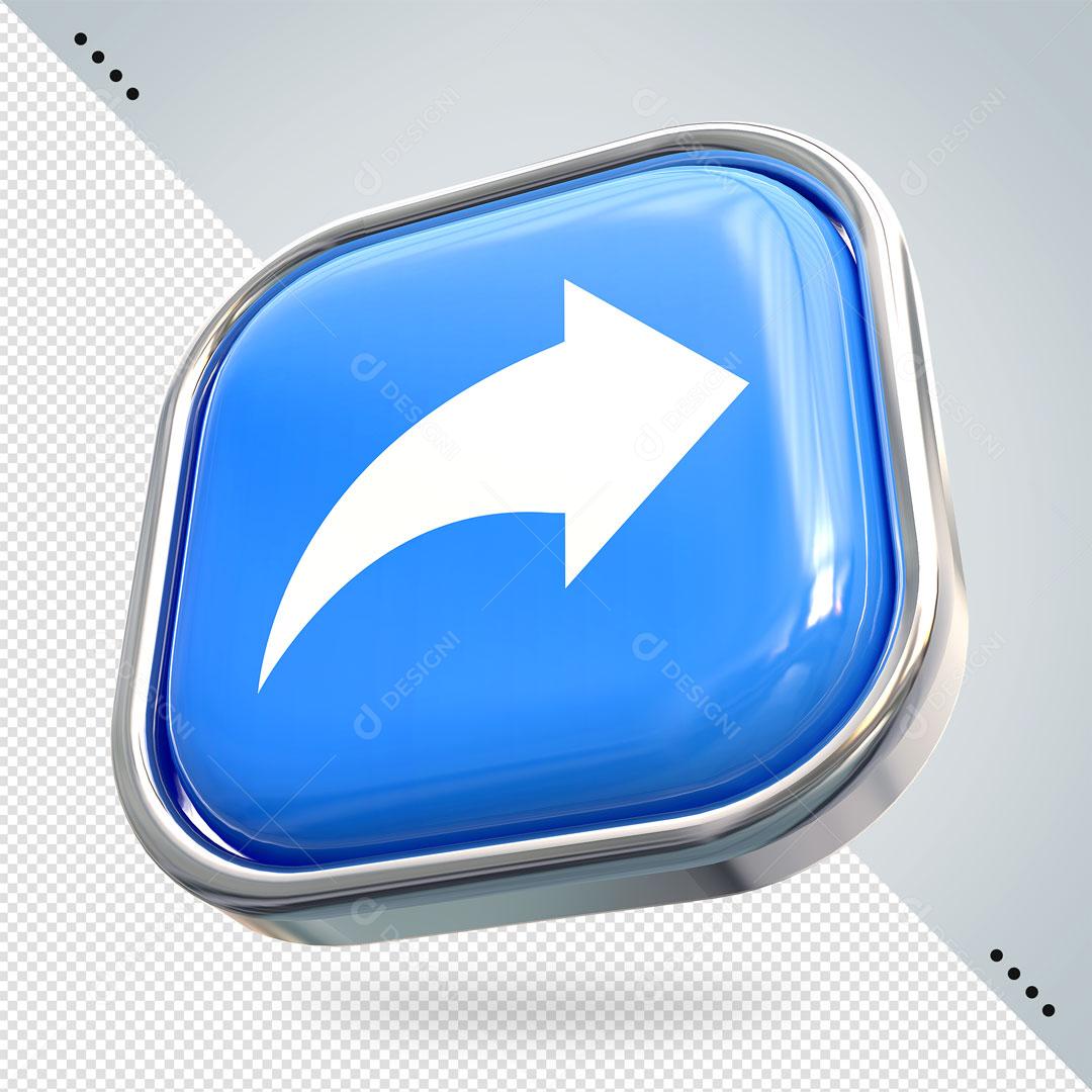 Ícones 3D Para Composição Compartilhar PSD Editável