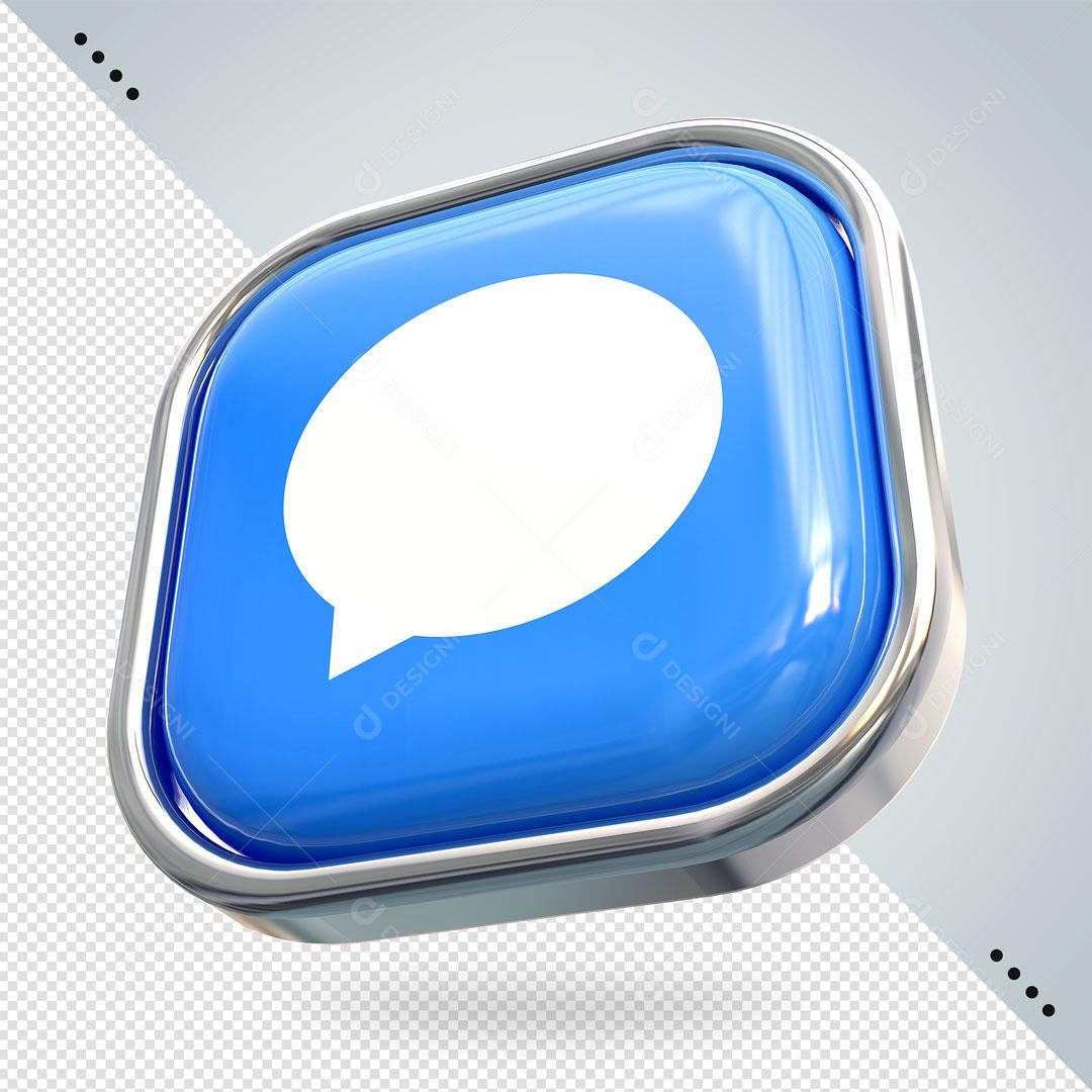 Ícones 3D Para Composição SMS PSD Editável