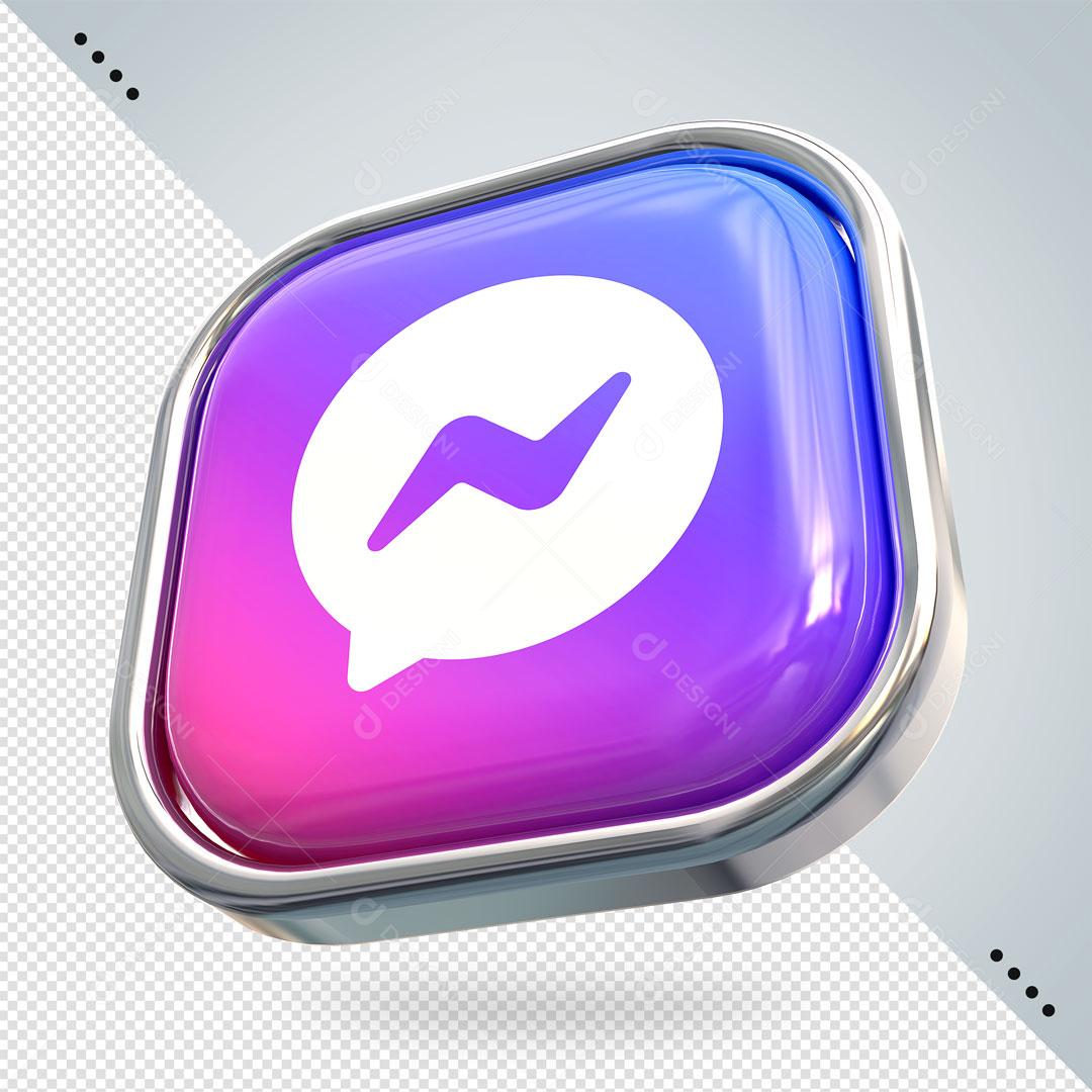 Ícones 3D Para Composição Direct Instagram PSD Editável