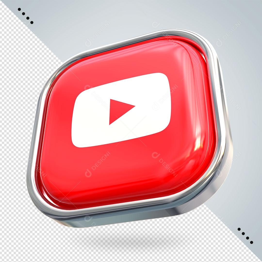 Ícones 3D Para Composição Youtube PSD Editável
