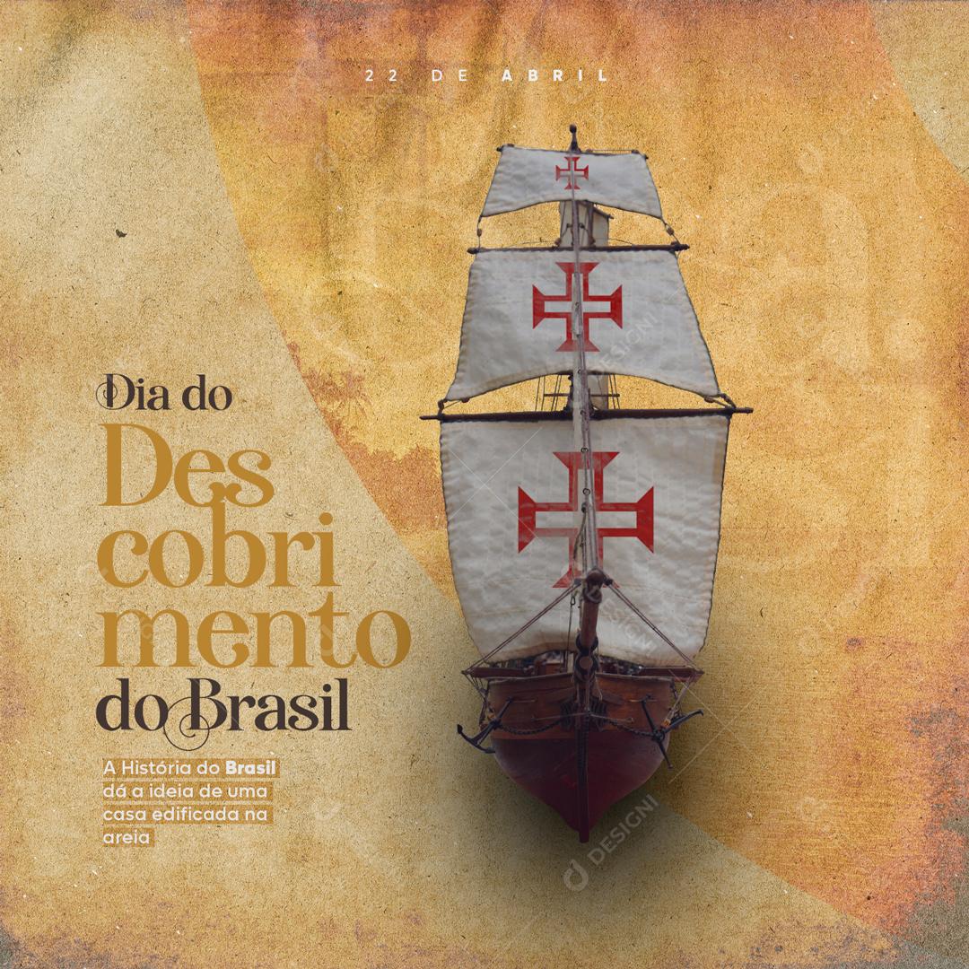 Social Media Dia do Descobrimento do Brasil 22 de Abril PSD Editável