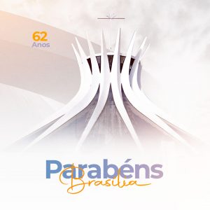 Social Media Aniversário de Cidade Parabéns Brasília PSD Editável