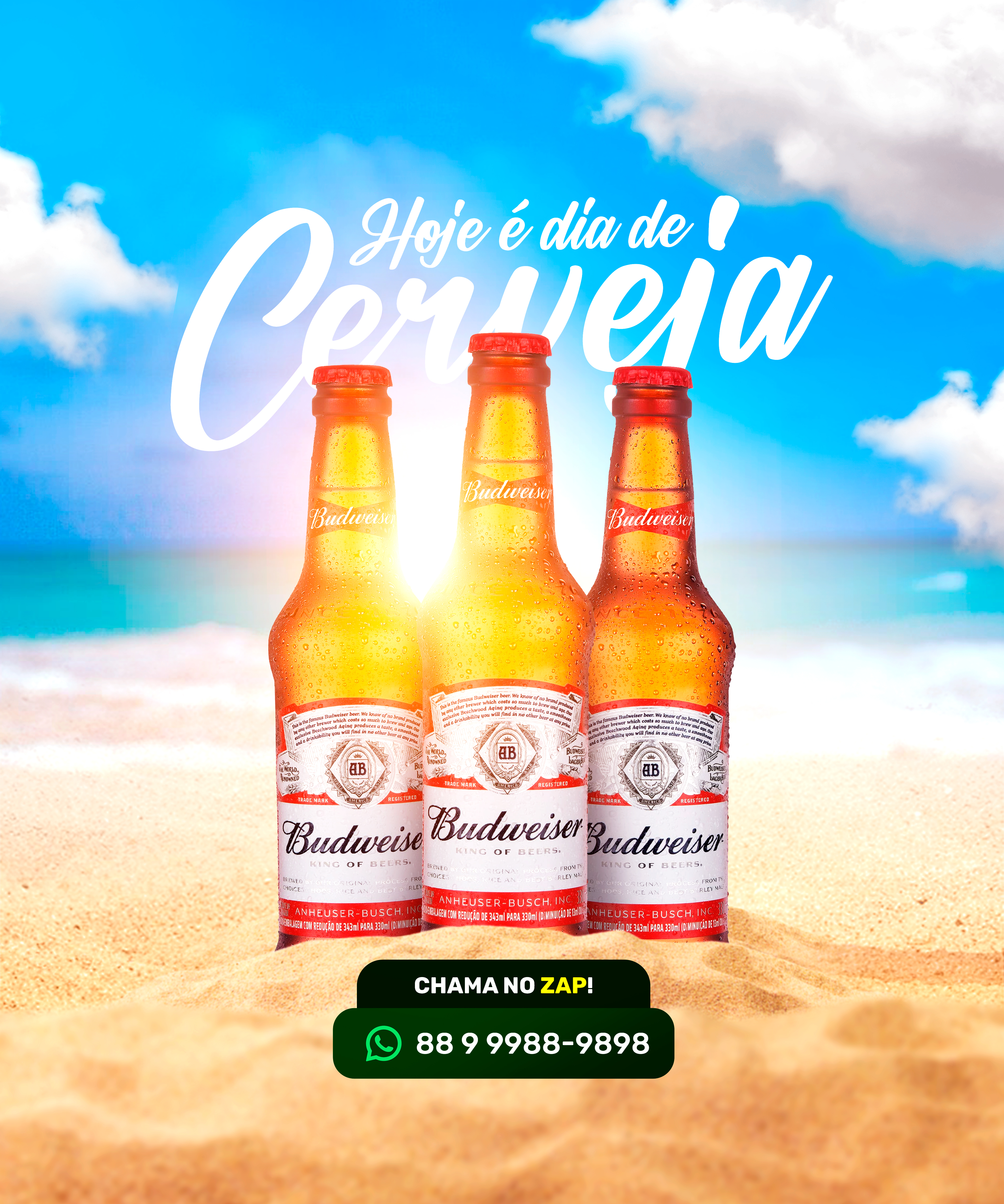 Today Is Beer Day Social Media Editable PSD