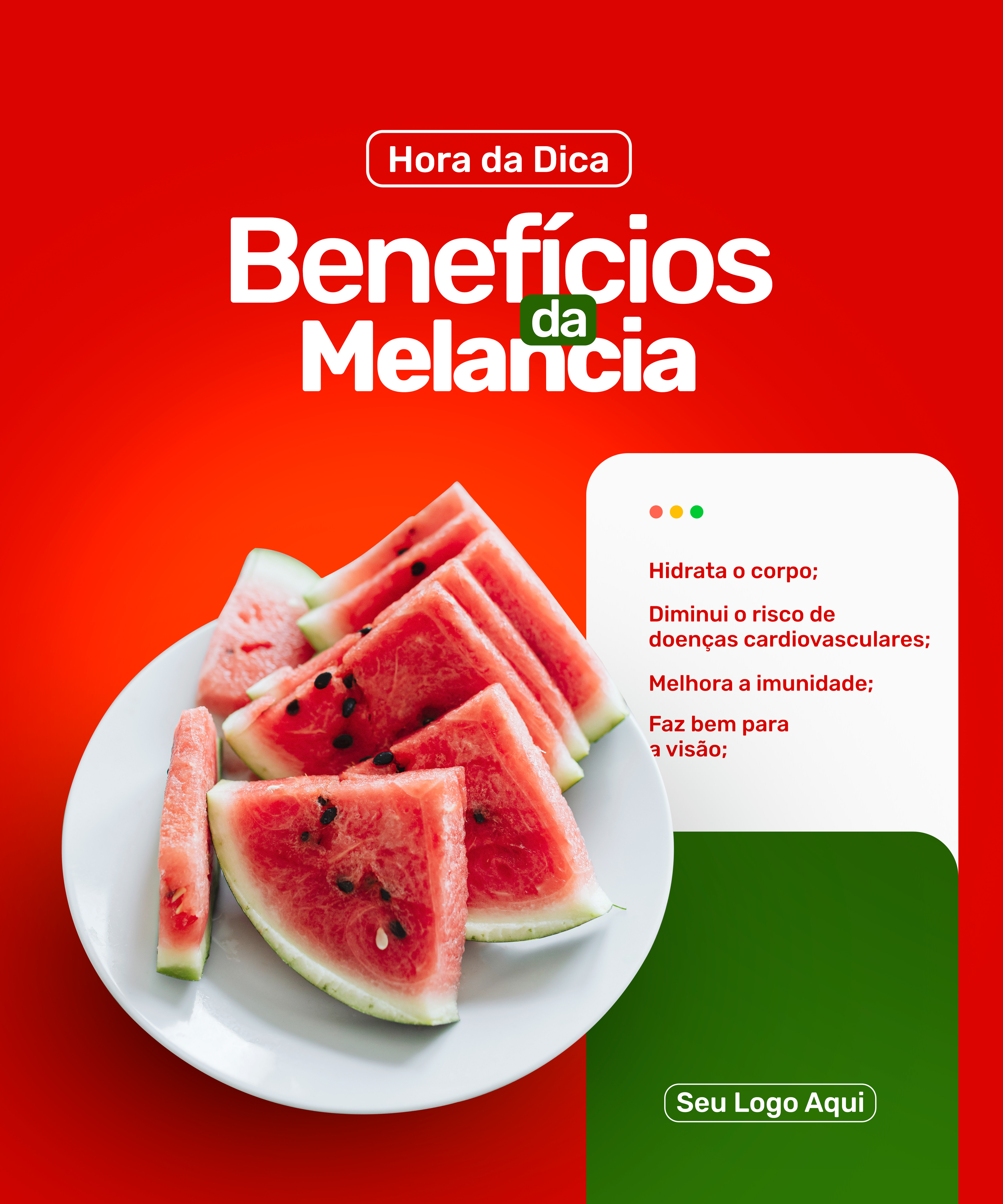 Benefícios Da Maça Conheça Agora No Nosso Perfil Social Media PSD Editável