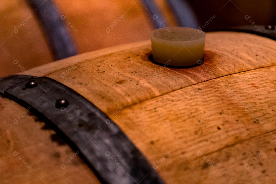 Barris de madeira vinho bebida