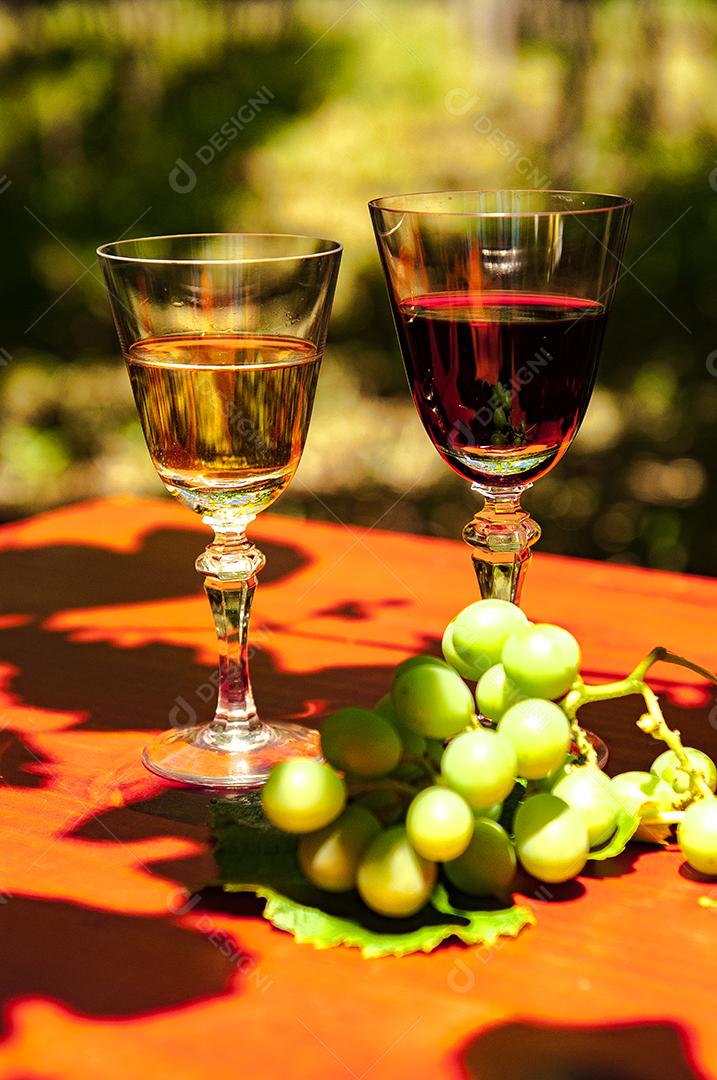 Taças de vidros copos bebida bar gargalo