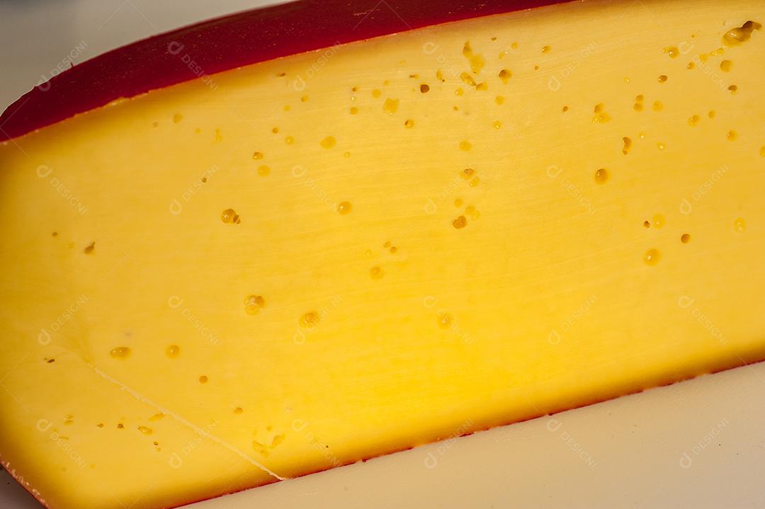 Fatia de queijo comida