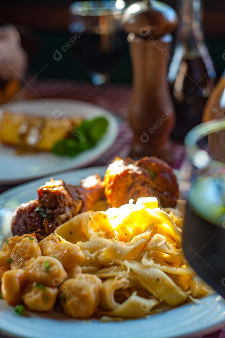 Prato de comida restaurante