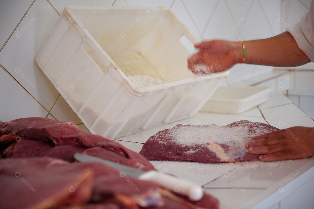 Comida açougues casa de carnes temperos