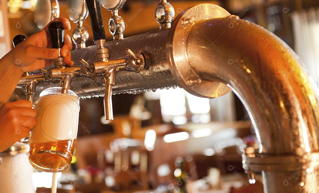 Cervejaria shopp bebida gargalo bar