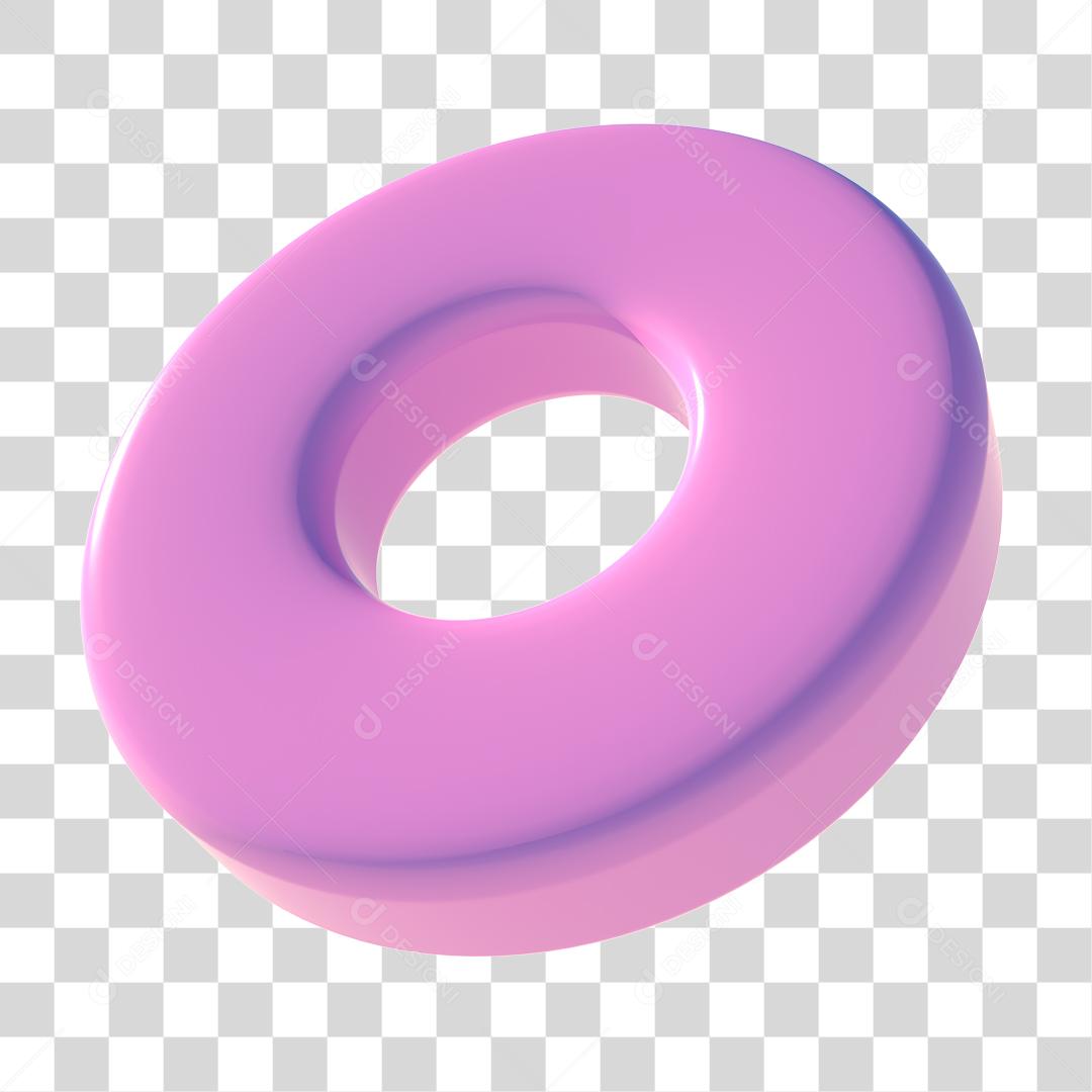 Formas Circular 3D Elemento Para Composição PNG Transparente