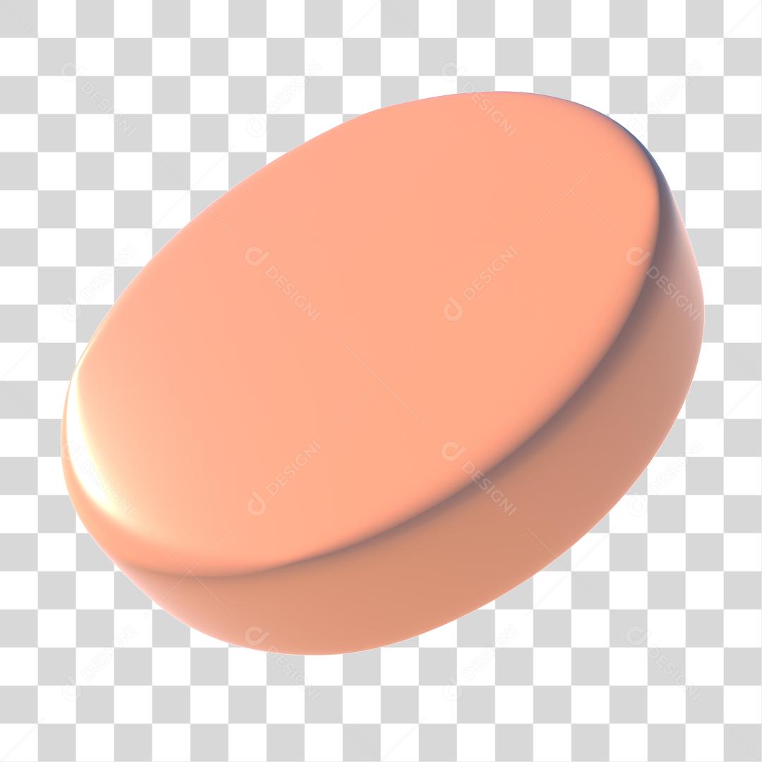 Formas 3D Elemento Circular Para Composição PNG Transparente