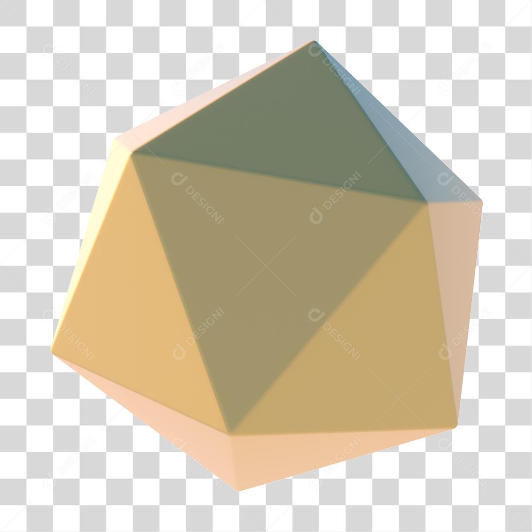 Formas Geométrica 3D Elemento Para Composição PNG Transparente