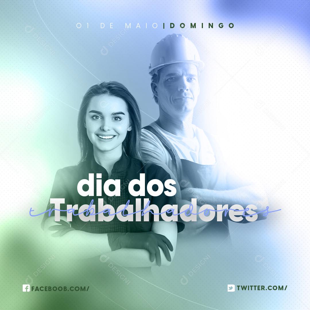 Dia Dos Trabalhadores 1 De Maio Social Media PSD Editável