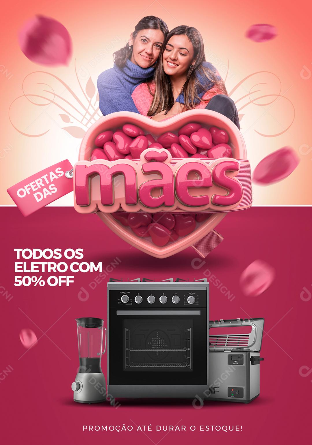 Dia Das Mães Data Comemorativa Social Media PSD Editável