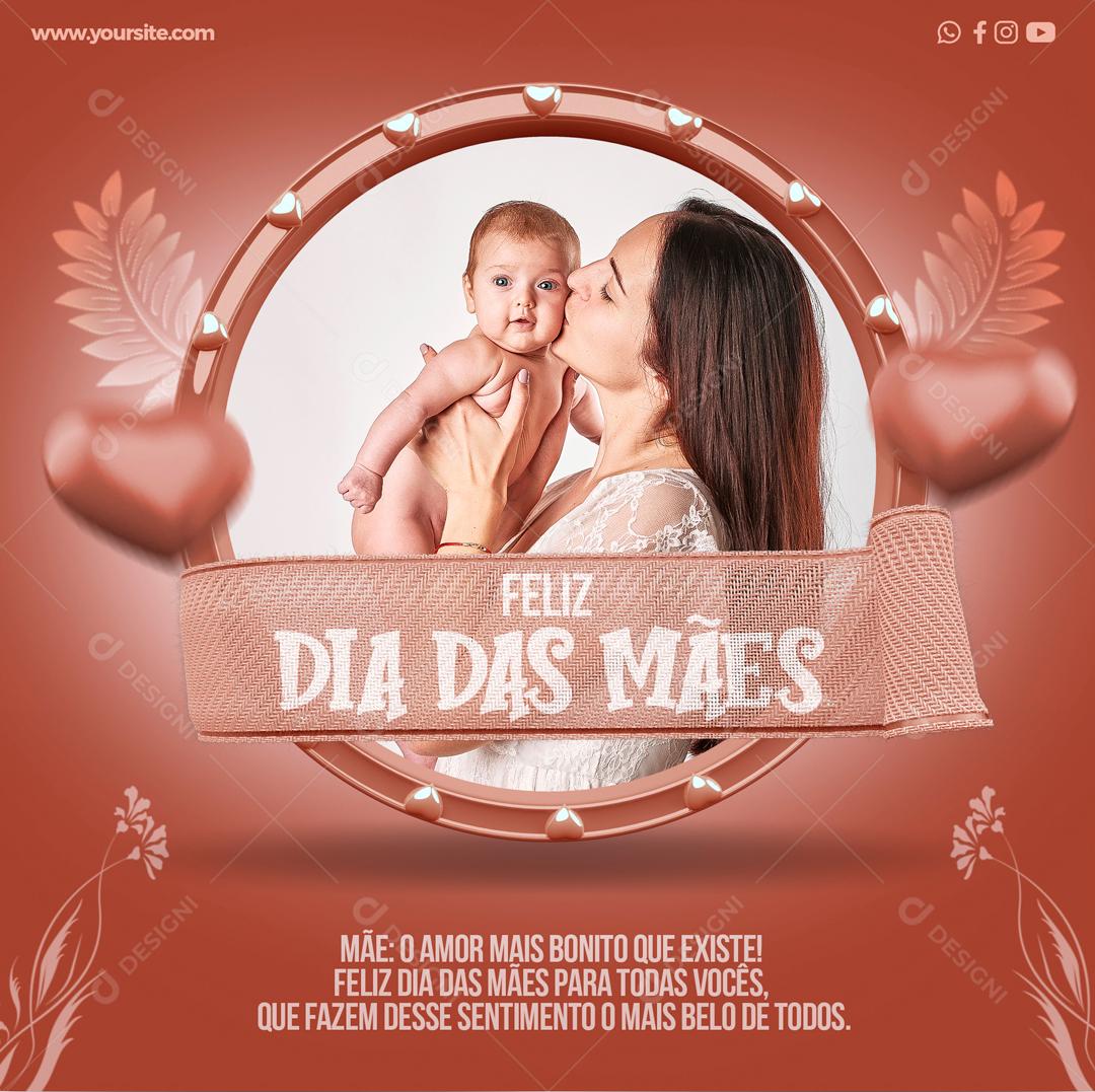 Dia Das Mães Data Comemorativa Social Media PSD Editável