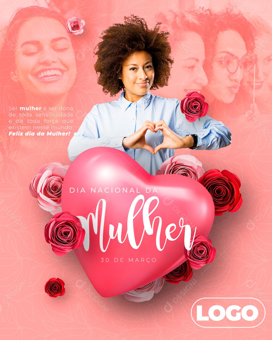 Dia Das Mães 8 De Março Amor De Mãe Social Media PSD Editável