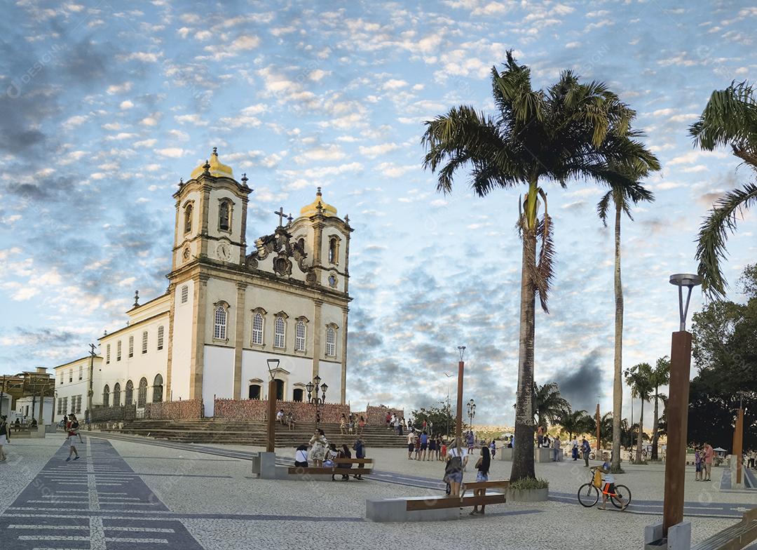 Vista panorâmica da famosa igreja do Bonfim em Salvador Bahia Brasil.