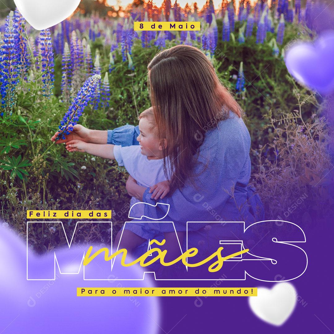 Feliz Dia Das Mães Data Comemorativa Mês Das Mães Social Media PSD Editável
