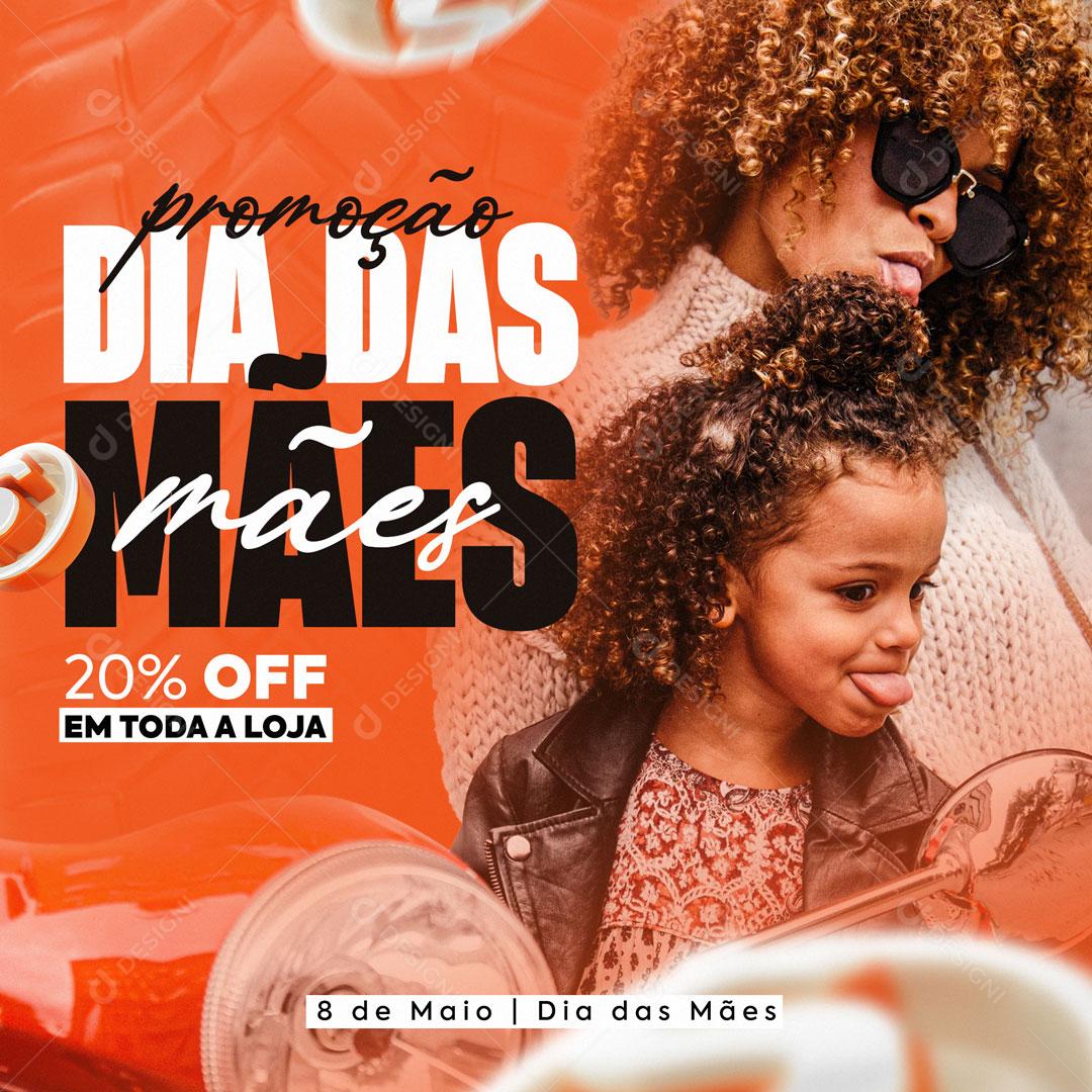 Promoção Mês Das Mães Data Comemorativa Social Media PSD Editável