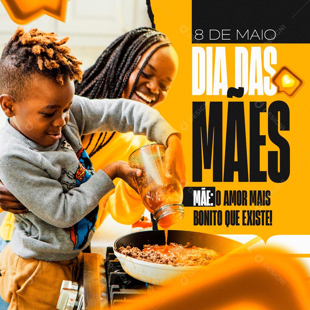 8 De Maio Data Comemorativa Mês Das Mães Social Media PSD Editável