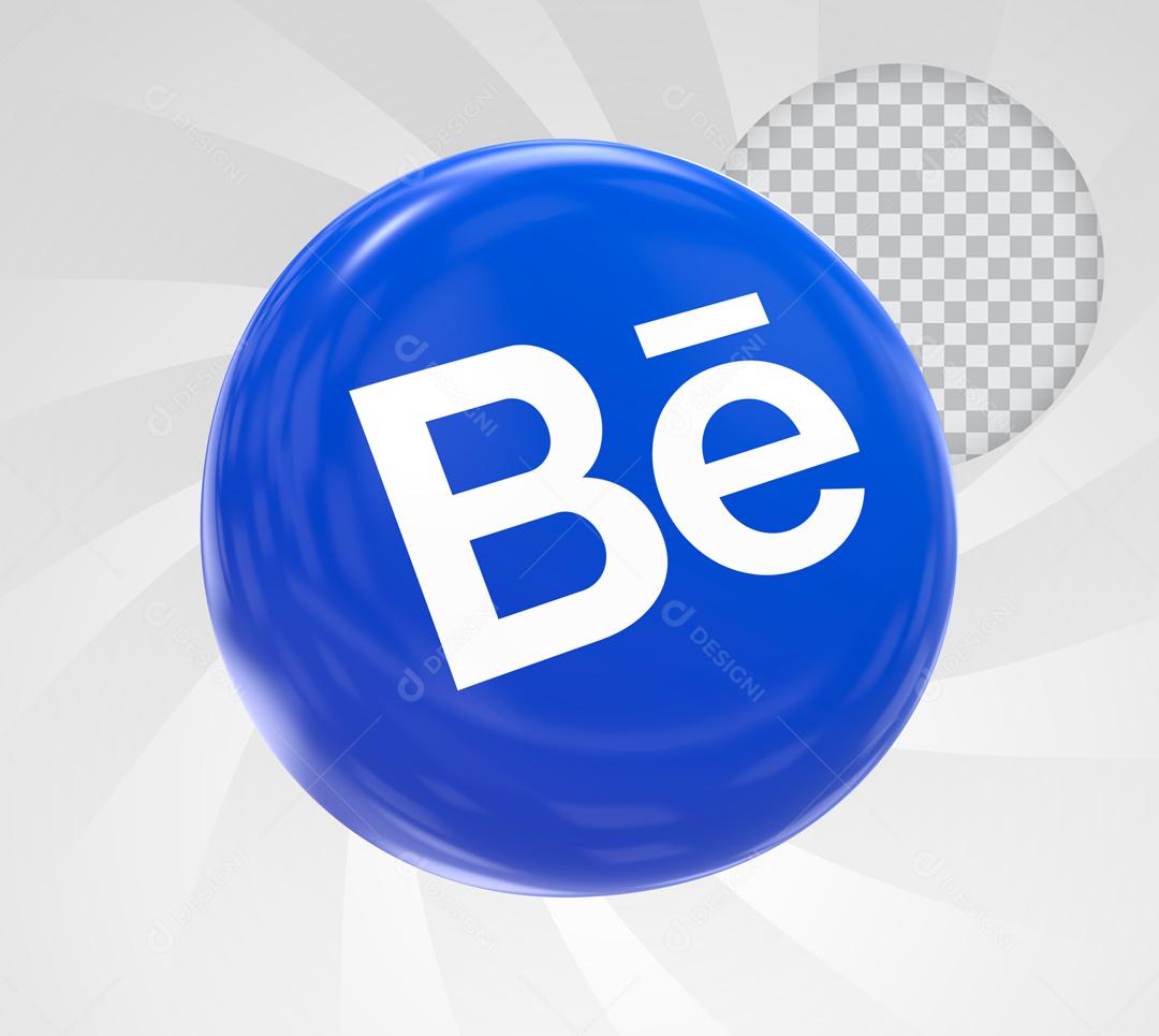 Behance 3D Elemento Para Composição PSD