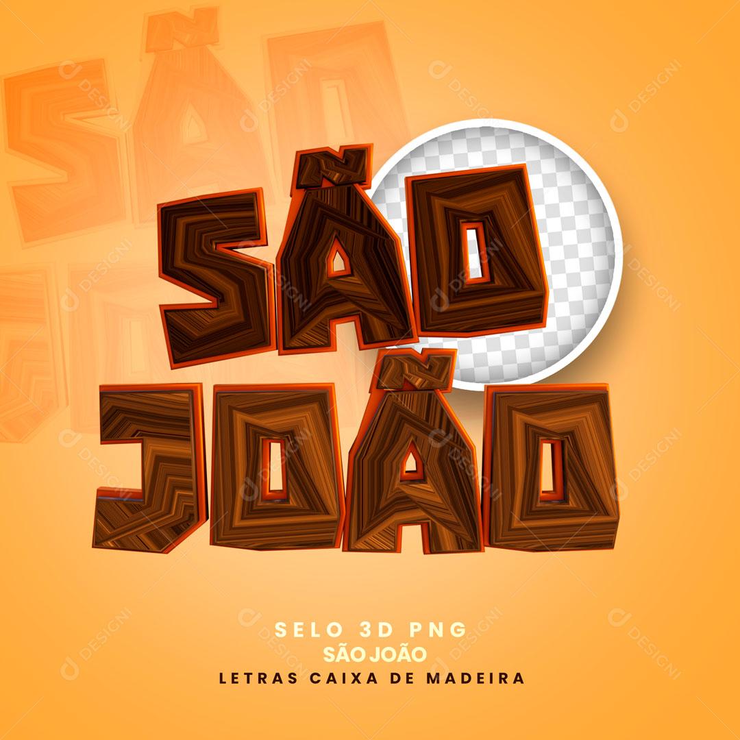 3D Stamp Composition Saint John Editable PSD