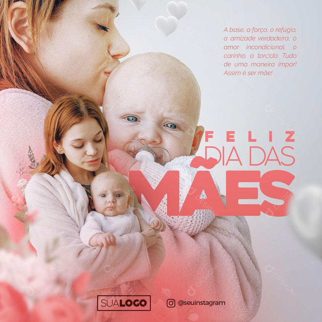 Feliz Dia Das Mães Data Comemorativa Social Media PSD Editável